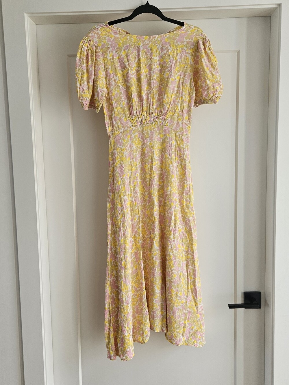 Faithfull the Brand Beline Floral Midi Dress Sz 4 / Small